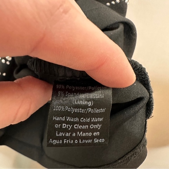 Windsor Black Rhinestine bodycon mini dress - Picture 5 of 8